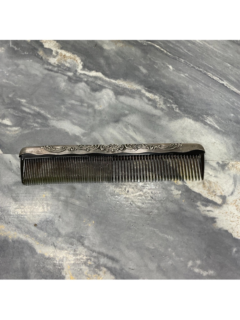 Gorham Sterling Comb Flower Pattern